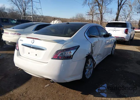 2012 Nissan Maxima 3.5 Sv z USA, uszkodzony, nr VIN 1N4AA5AP7CC818828